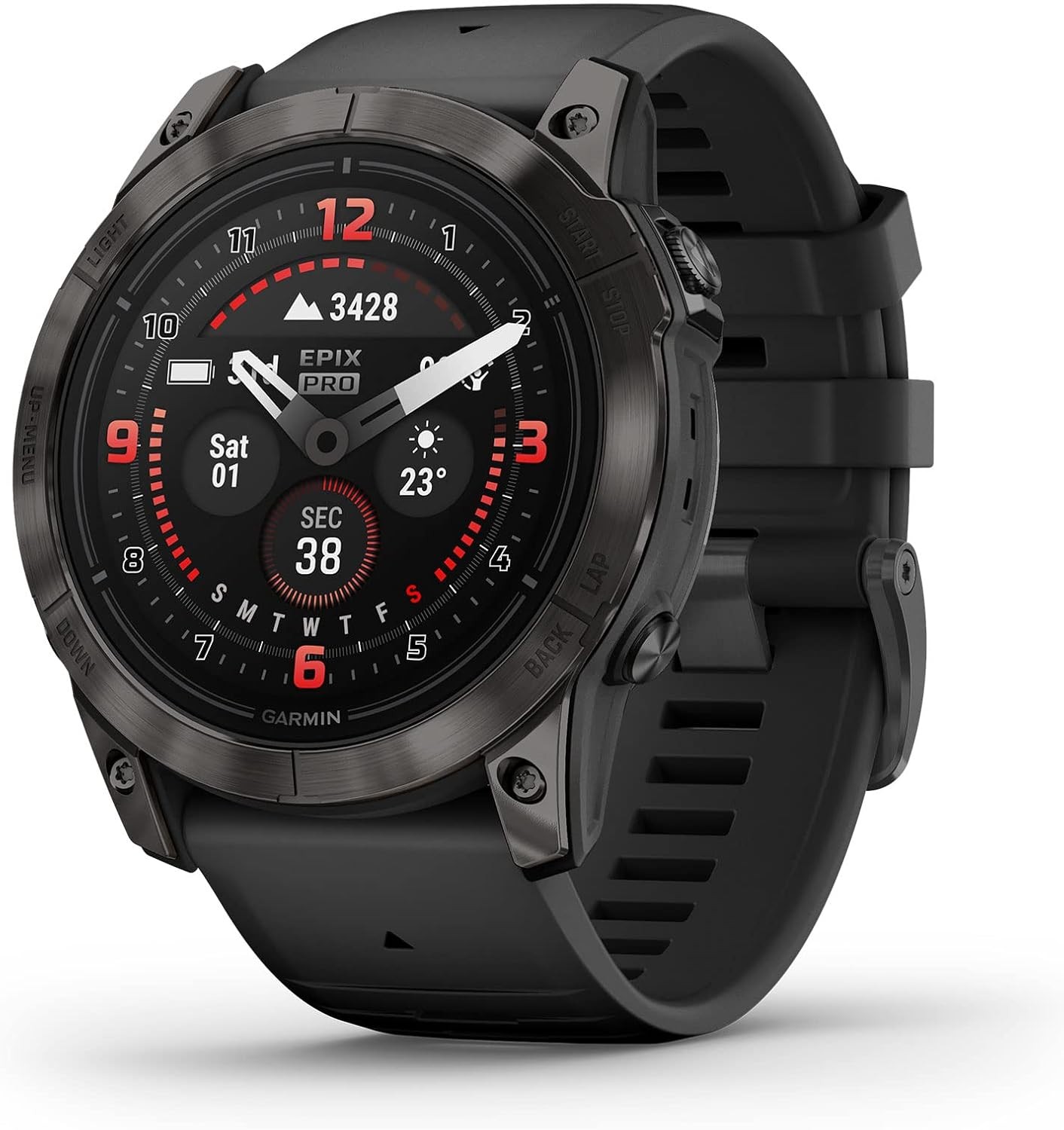 Garmin epix Pro (Gen 2) Sapphire Edition 51mm High Performance Smartwatch Black