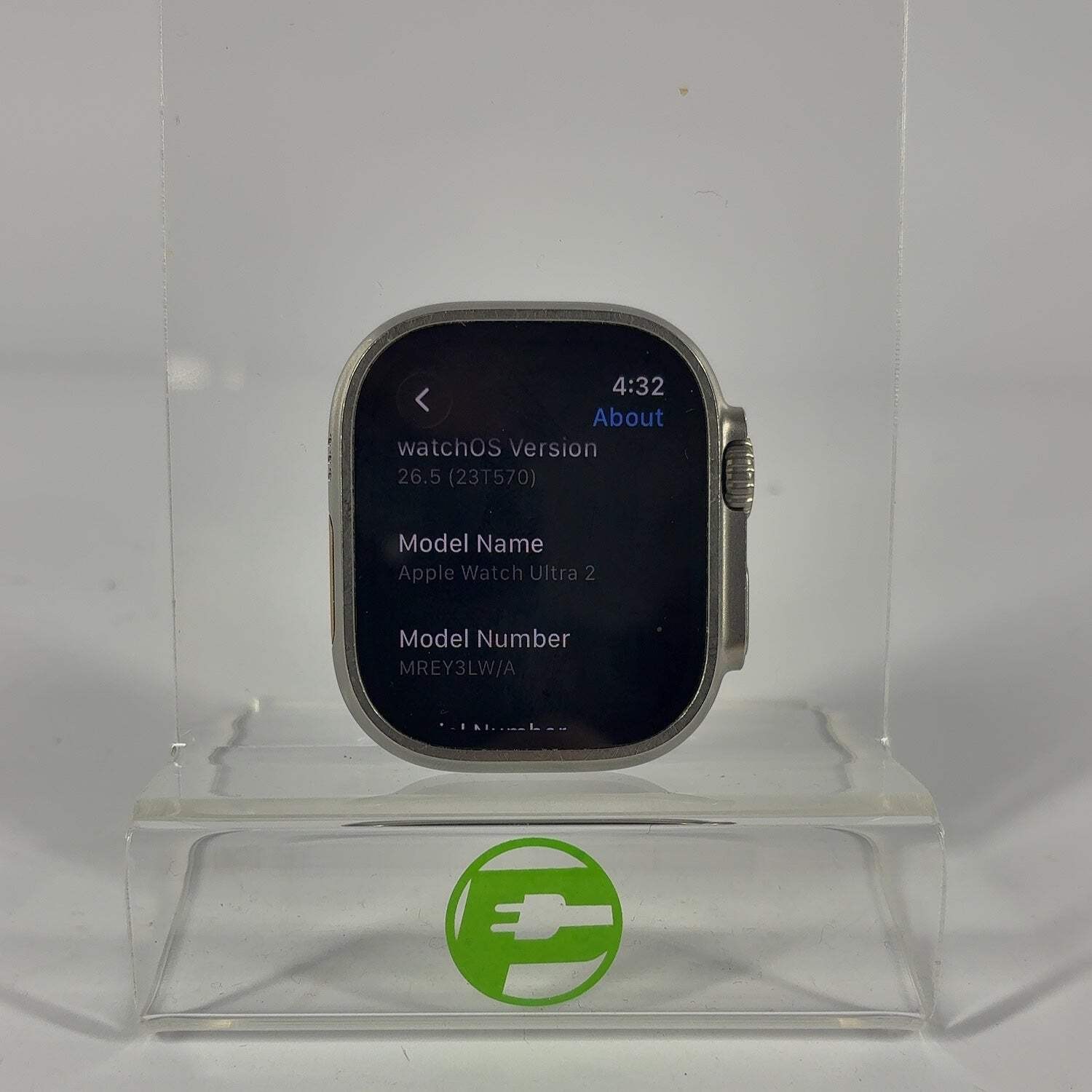 GPS Only Apple Watch Ultra 2 49MM Natural Titanium MREY3LW/A