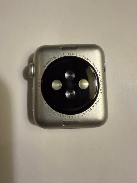 APPLE WATCH SERIES 3 38MM ALUMINUM Case ION-X GLASS COMPOSITE BACK GPS WR-50M