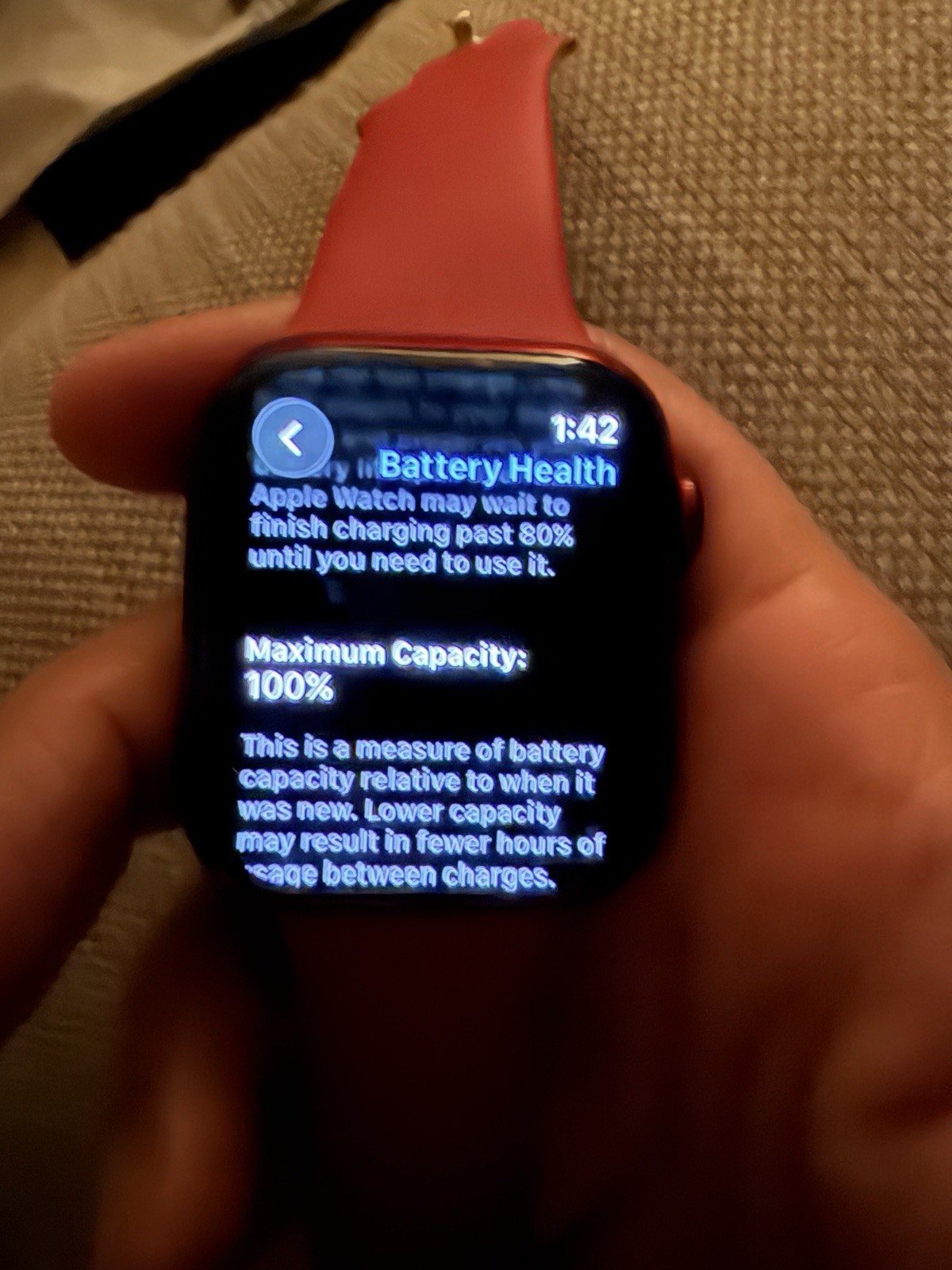 Apple Watch Series 7 45mm Cellular + GPS Product Red