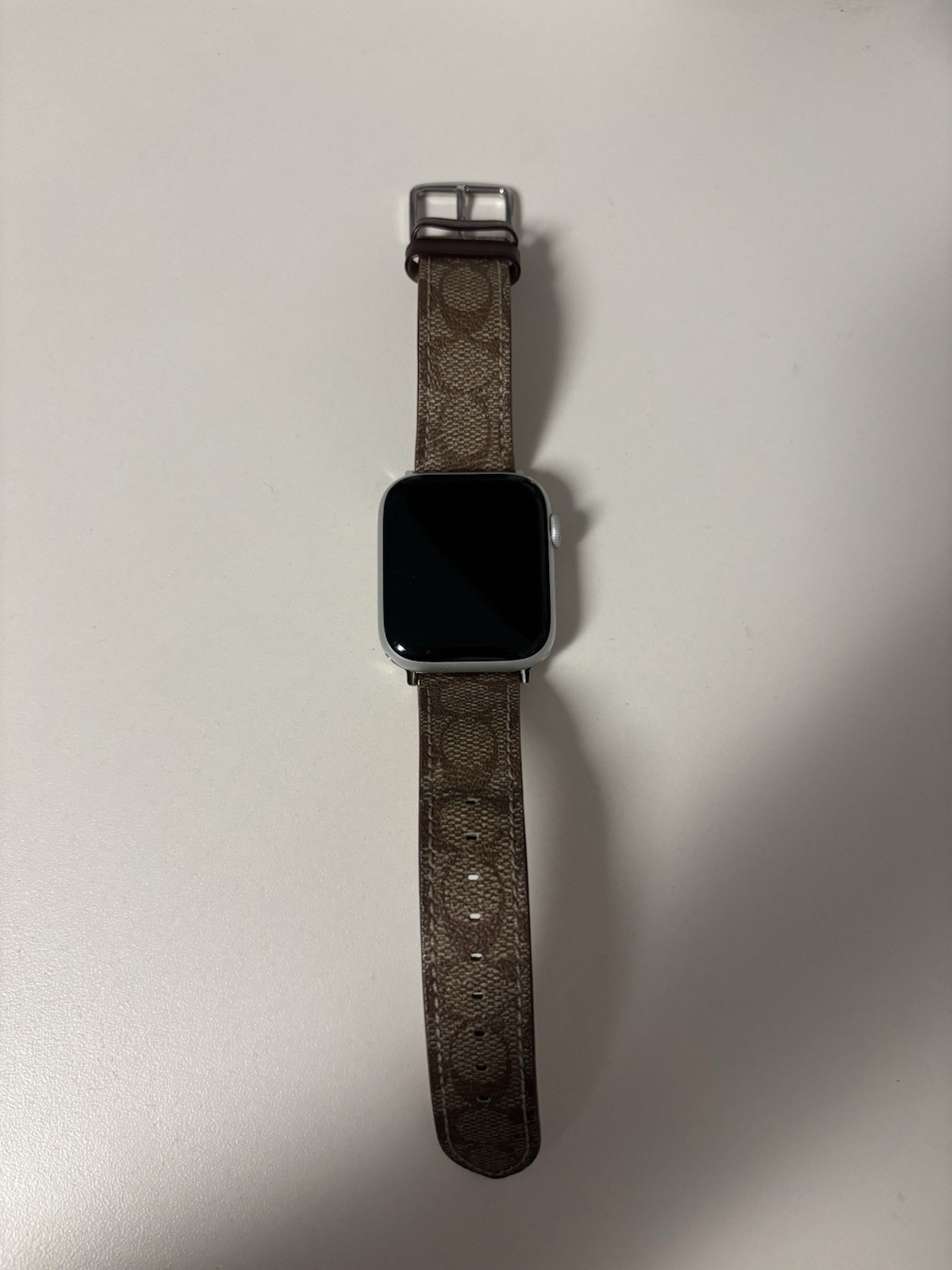 Apple Watch Series 2 42mm Black Case Black Silicone Band GPS Watch – A1758