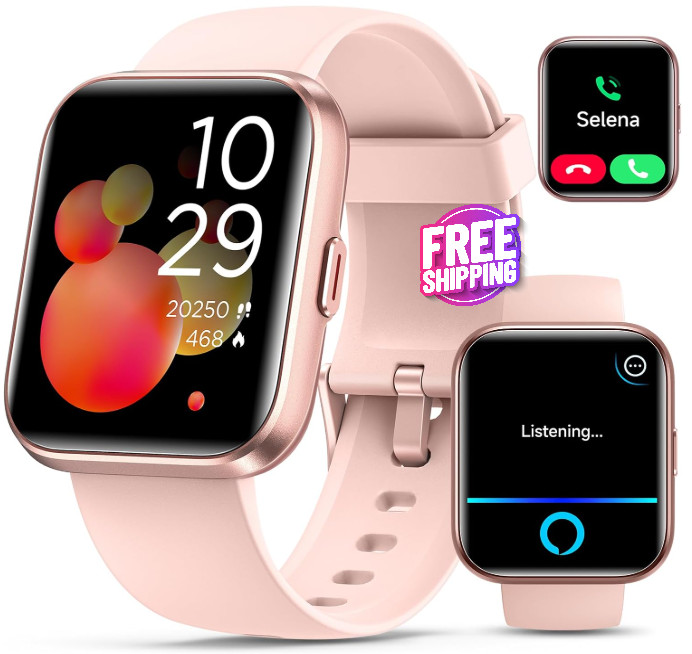 Reloj Inteligente Para IOS Android De Mujer Smart Watch Pantalla Táct NEW US.