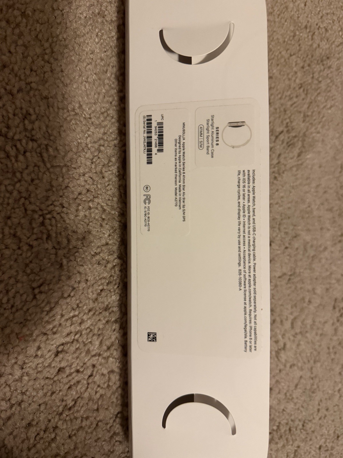 Apple Watch Series 8 GPS 41mm (Starlight)