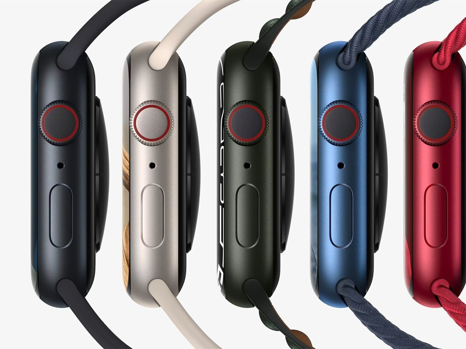 Apple watch series 7 41mm 45mm GPS+Cellular Unlocked Black Blue Red Starlight