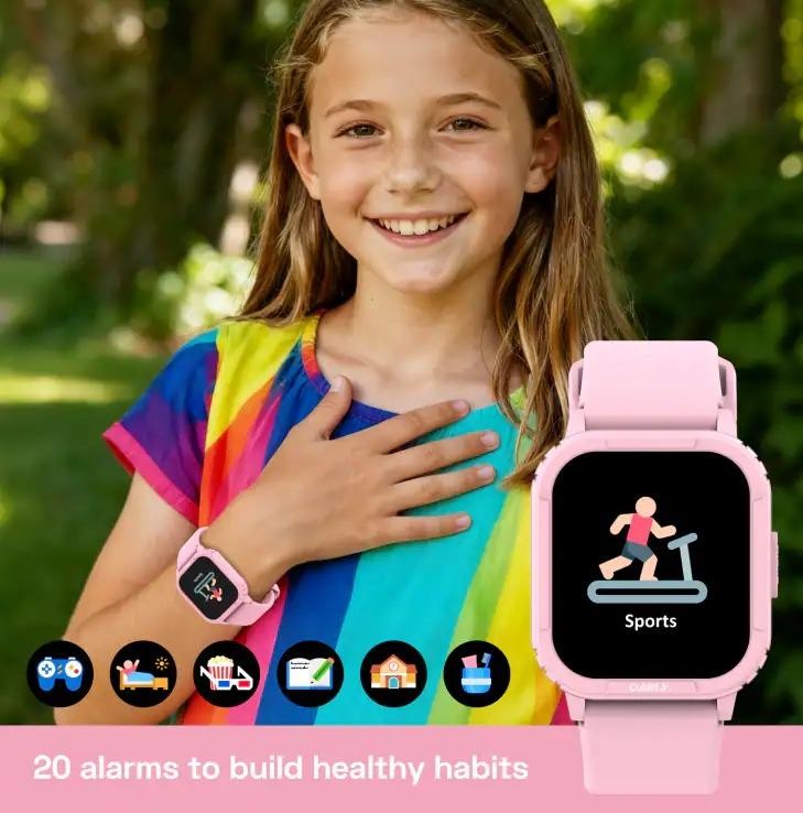 Cubitt Jr Kids Smartwatch Fitness Tracker Heart Rate Monitor Purple Excellent