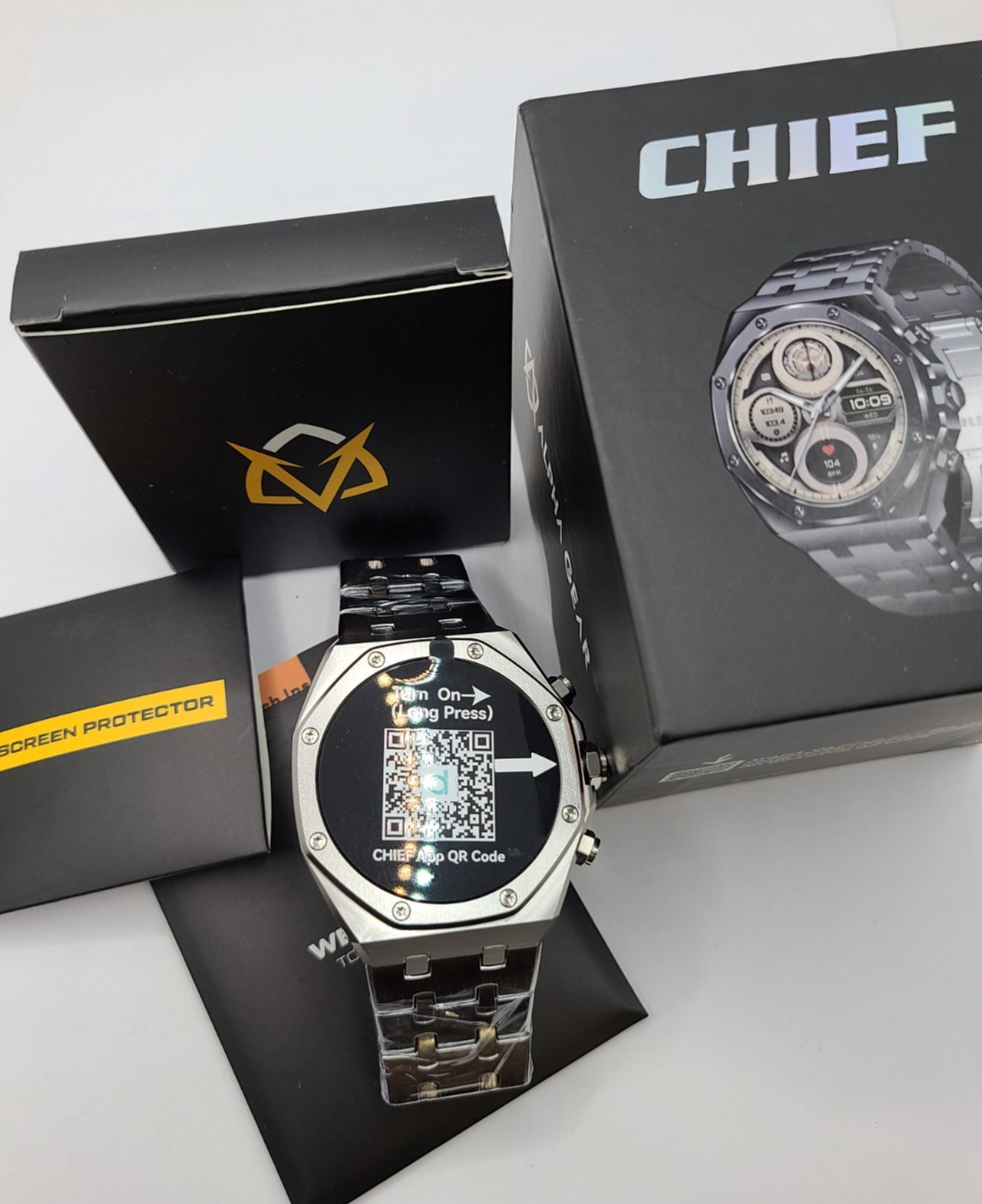 AlphaGear Alpha Gear Chief Smartwatch Gunmetal Watch