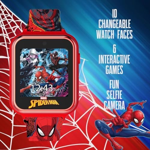 Interactive Kids Smartwatch – LED Screen, Camera, Games, Step Tracker, 10 Faces