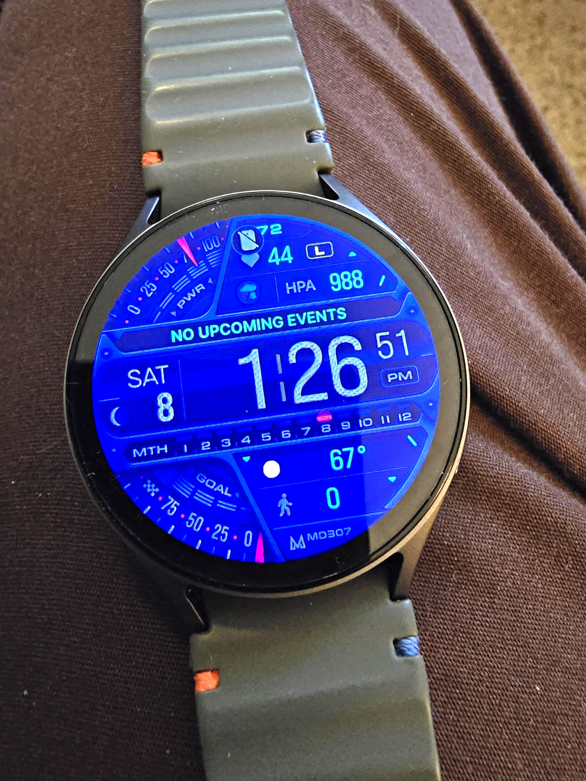 44mm Smart Watch Black Stainless Steel Case, Wear OS, 16GB, BT HR Pedometer