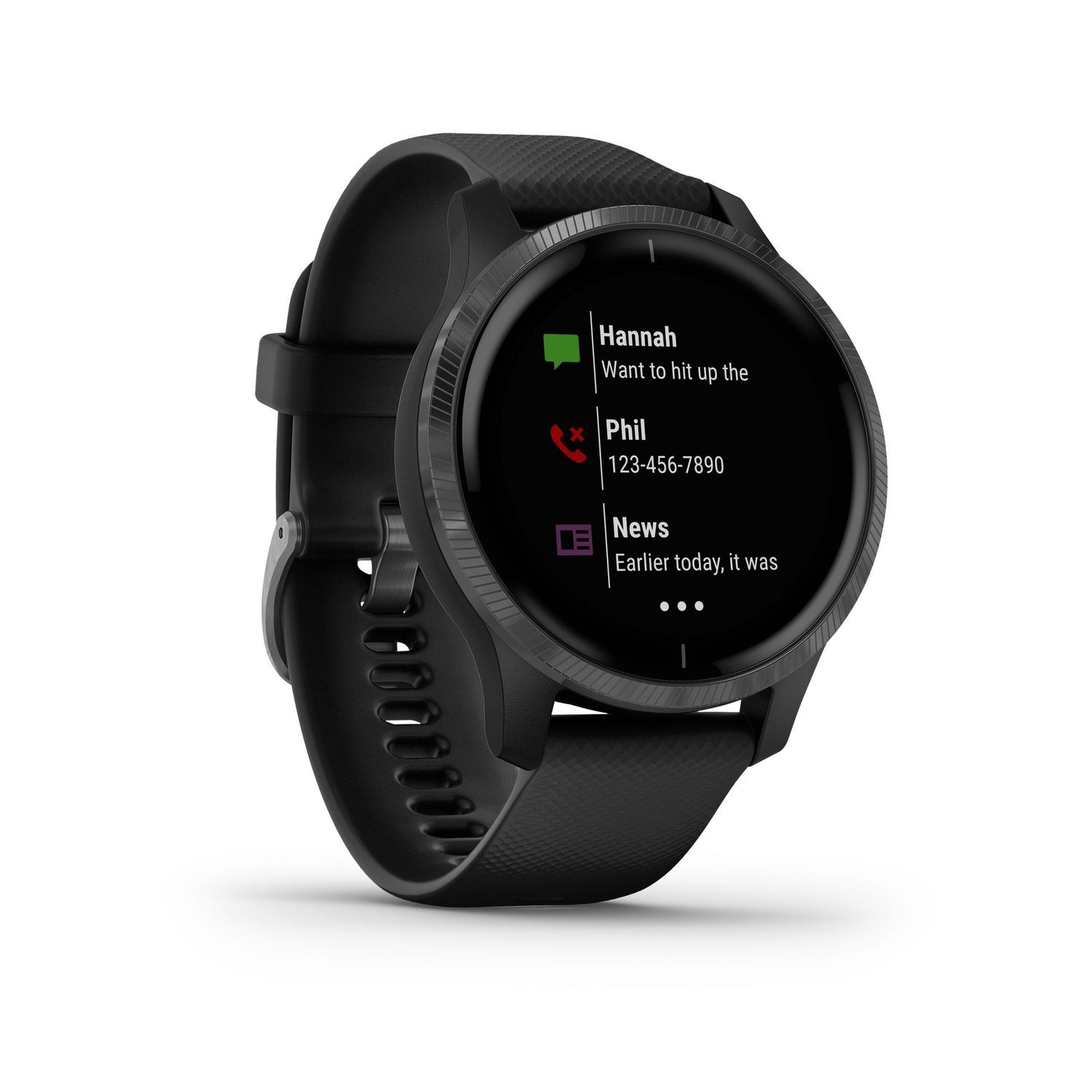 Garmin CE010-02173-11 Men’s Venu GPS Smartwatch and Fitness Tracker, Black