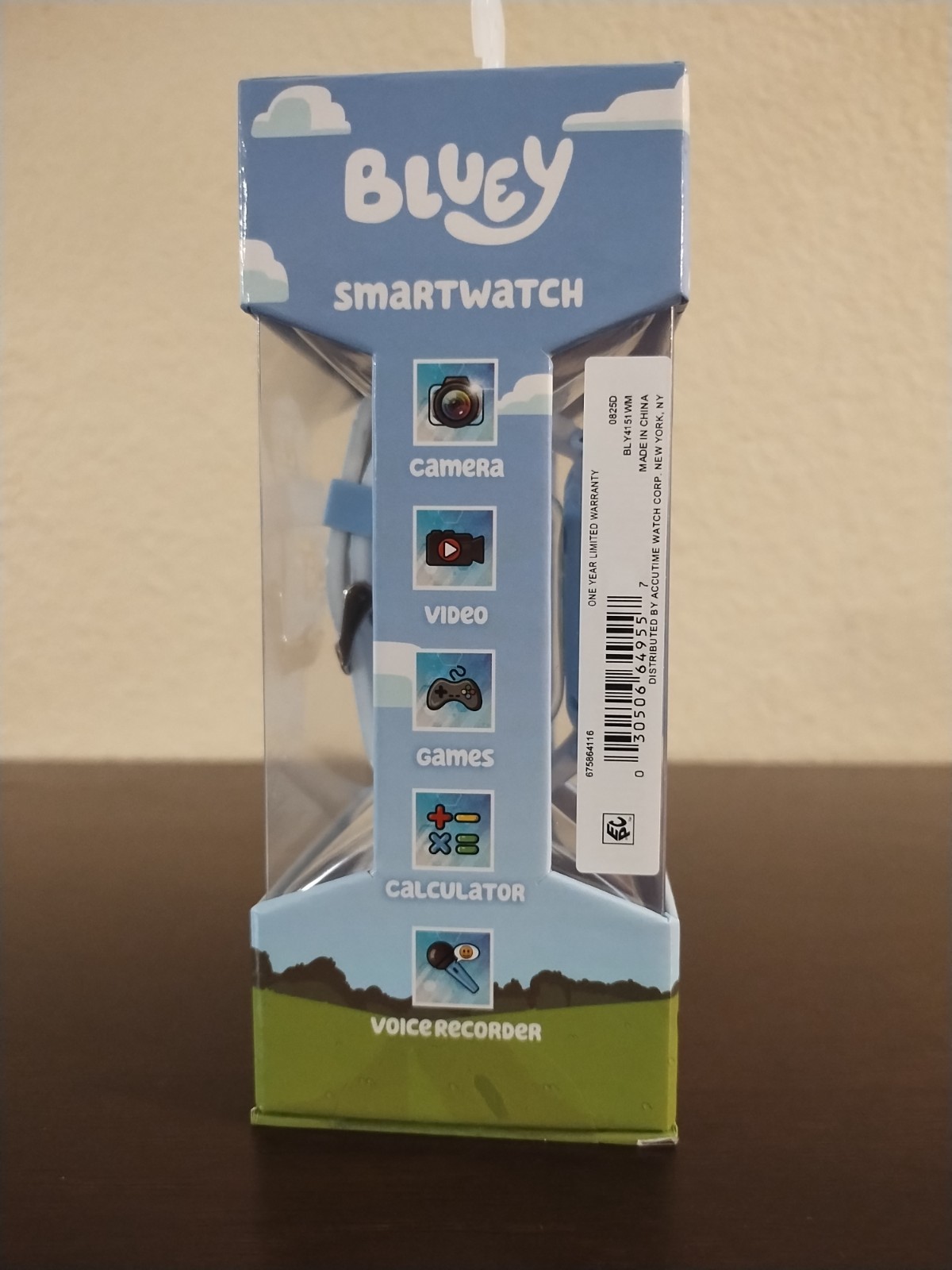 Bluey Smartwatch Touch Screen Camera, Video Records, Games, Flashlight