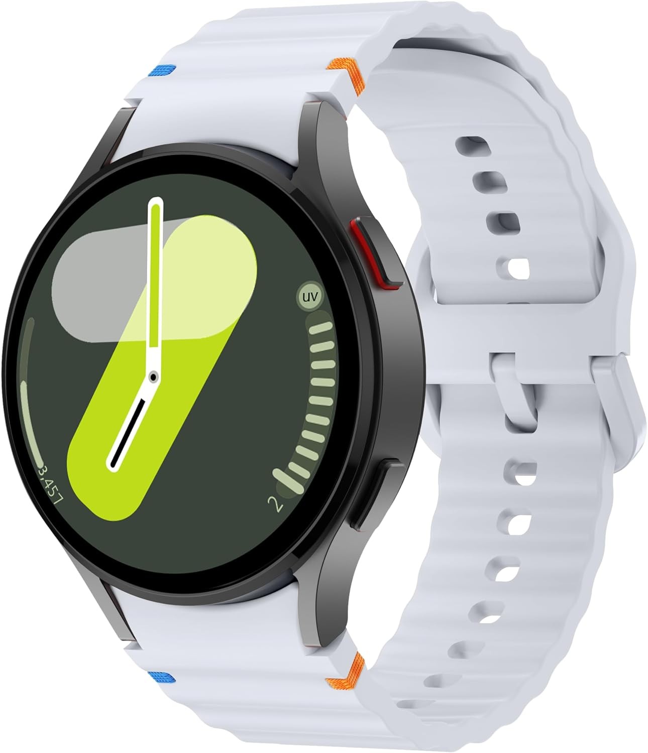 Light Grey Silicone Sport Band for Samsung Galaxy Watch Ultra 47mm & Others