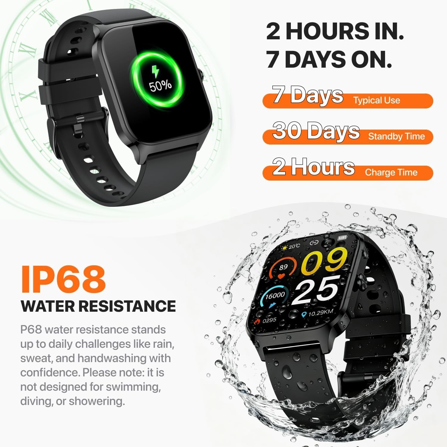 Reloj Inteligente de Mujer Hombre para Iphone Apple Samsung Android y Bluetooth