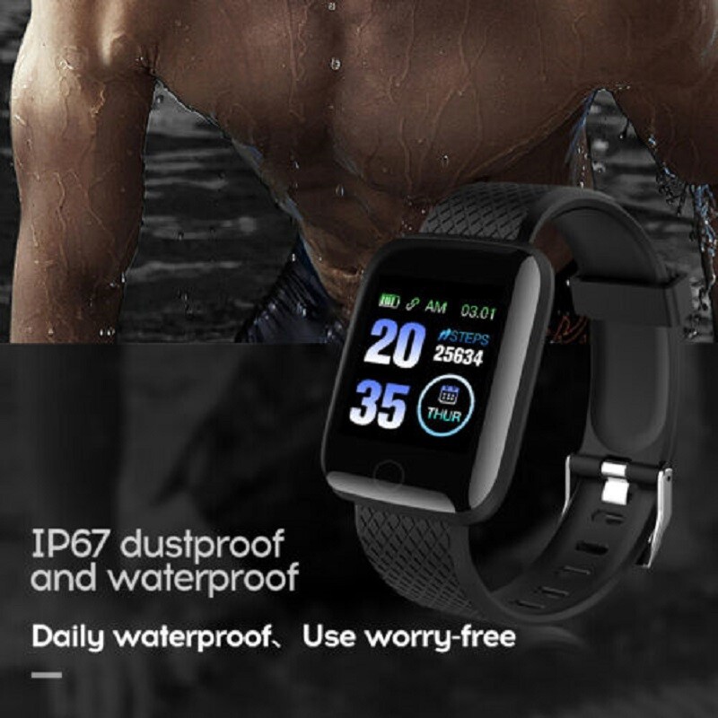 Smart Watch Heart Rate Monitor Fitness Sport Activity Tracker For Android iOS