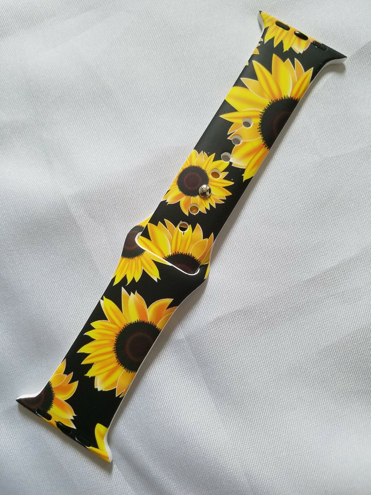 Sunflower Silicone Sport Band Strap For Apple Watch 42/44 mm 3 Bands
