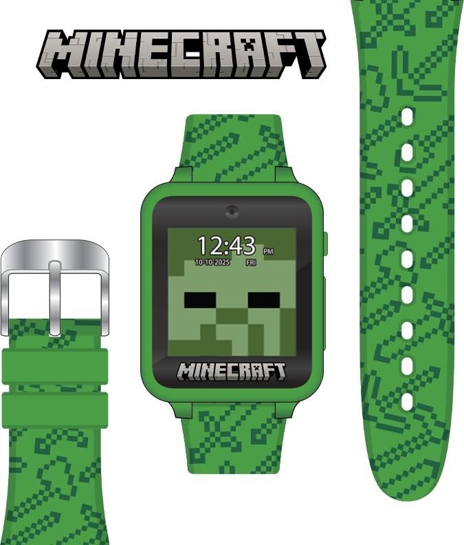 Interactive Kids Smart Watch – Touchscreen, Camera, Games, Pedometer, Alarm, 10