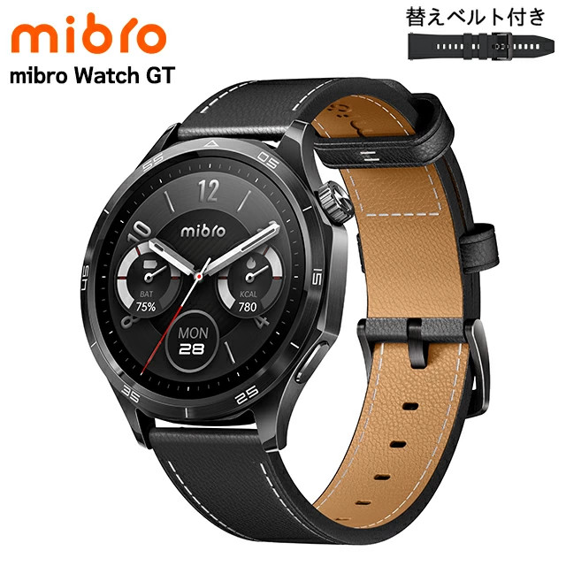 Mibro Watch GT Dark Tarnish Rechargeable Smartwatch SP380017-C240 Digital Black
