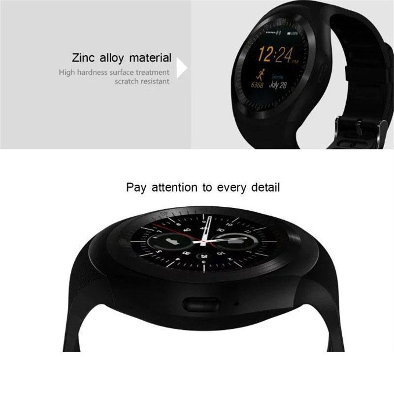 EPIC TIME- Bluetooth Smart Watch-Phone Mate-Round Touch Screen-SIM -Android OCUS