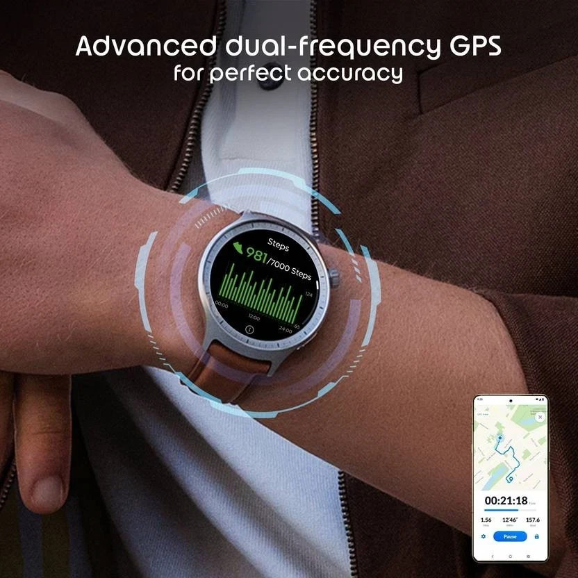 Motorola Moto Watch Smartwatch 2026 XT2547 Built-in GPS, Waterproof, Moto AI