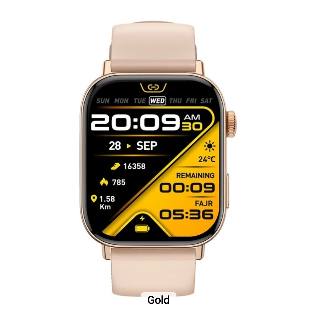 C8 max Smart Watch Fitness Watch Activity Tracker (Pink/Gold)