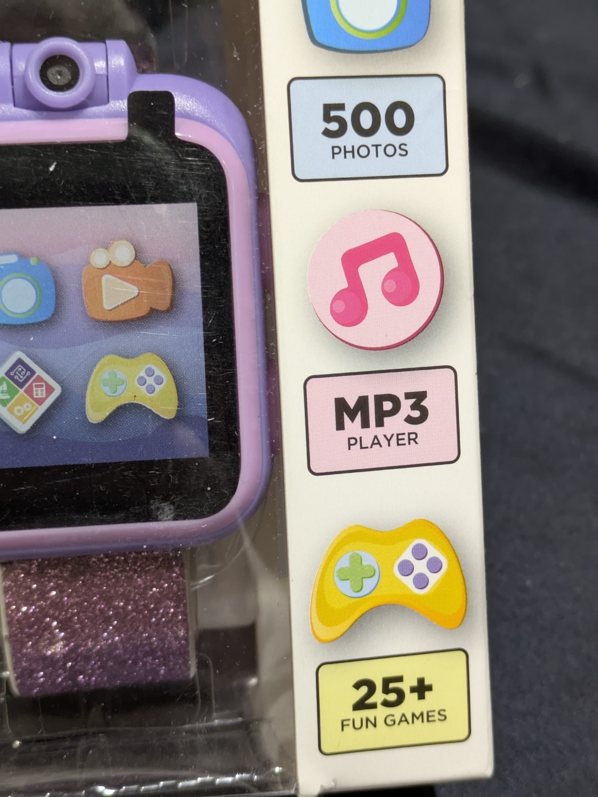 NEW – iTECH Jr. Kids Touch Screen Smartwatch – Purple Galaxy band