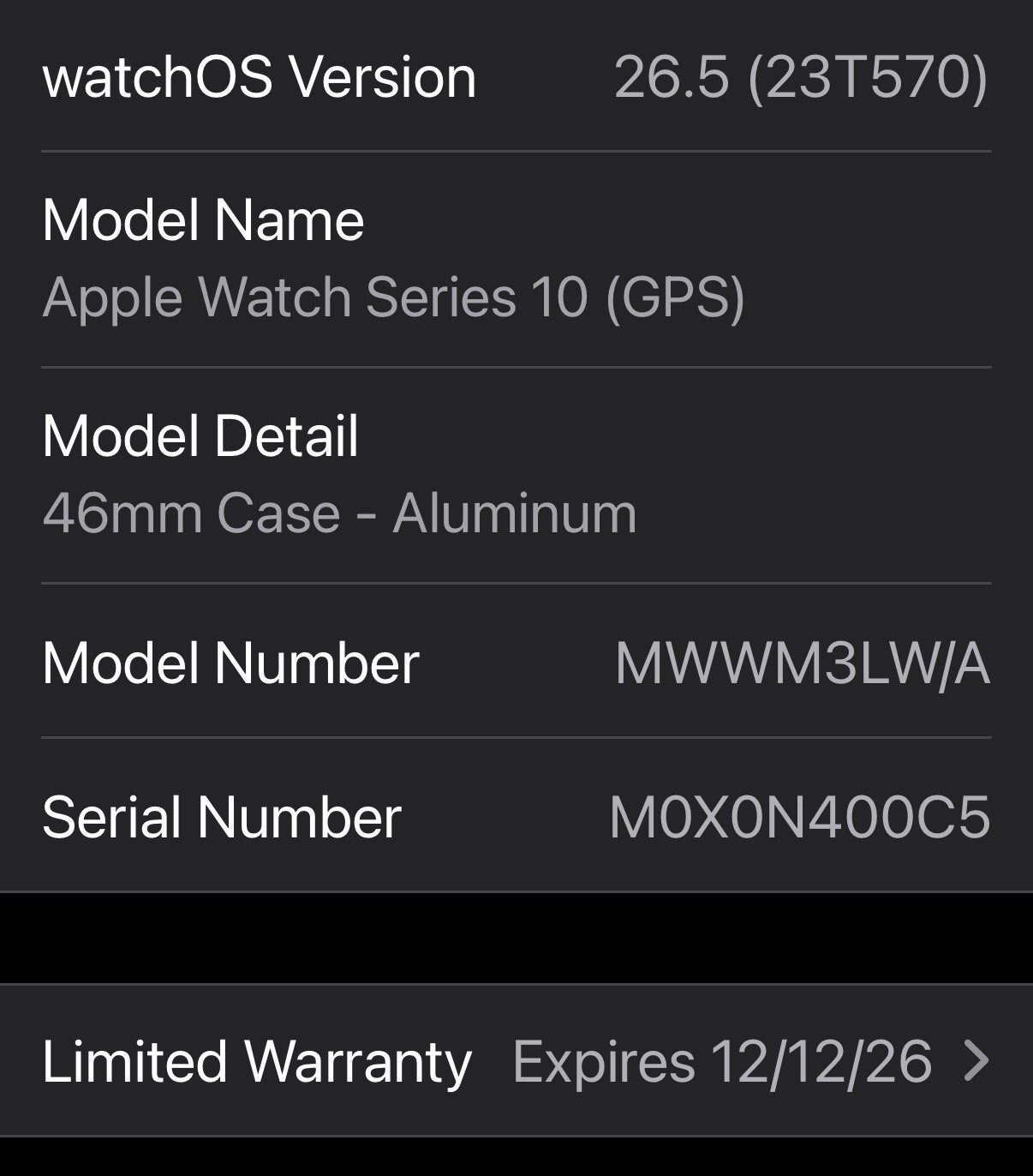 Apple Watch Series 10 GPS 46mm Silver Aluminum Case Blue Silicone Band 64GB