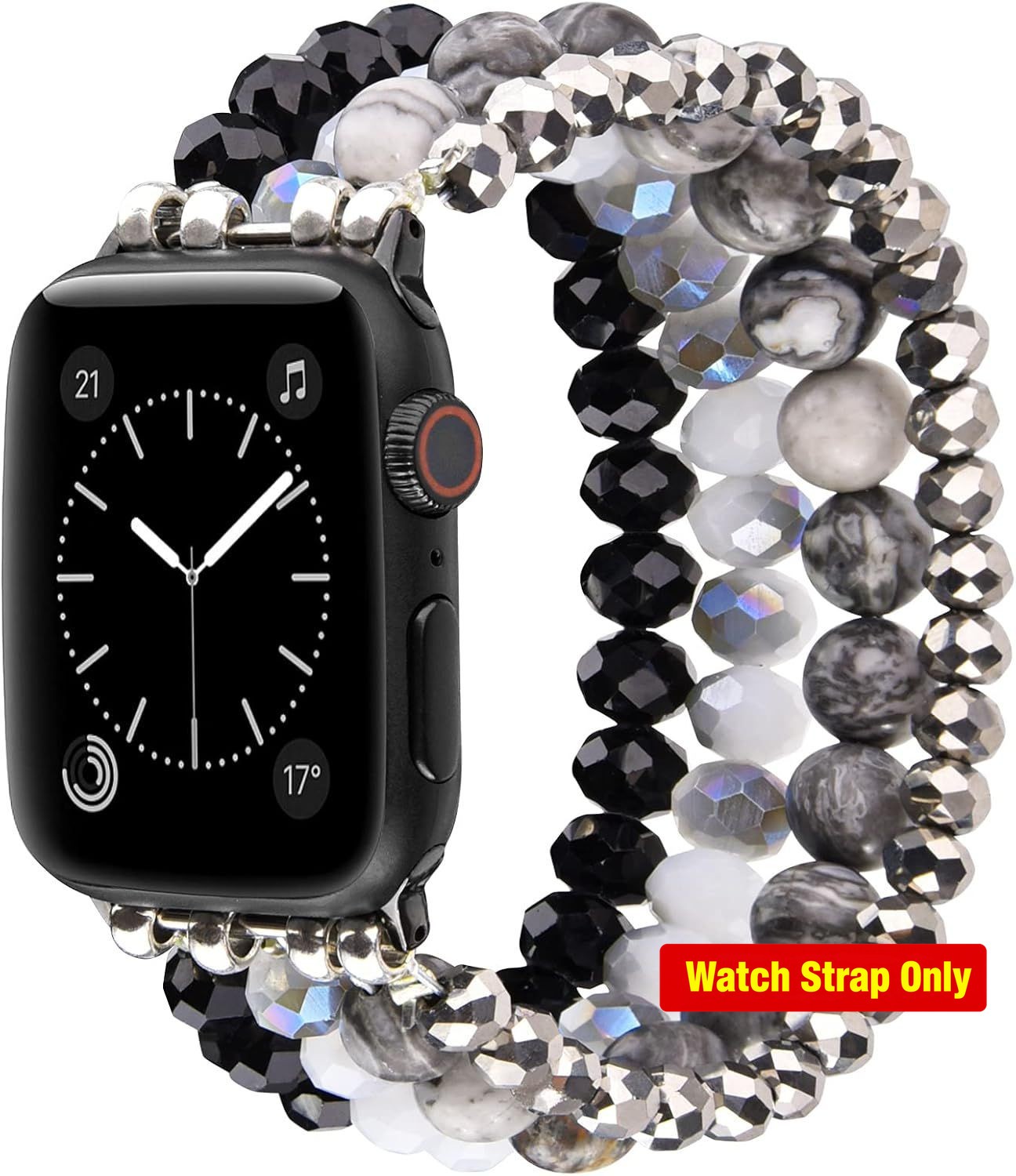 Cute Handmade Beaded Bracelet for Apple Watch Series 7, 38mm 40mm 41mm 42mm 44mm