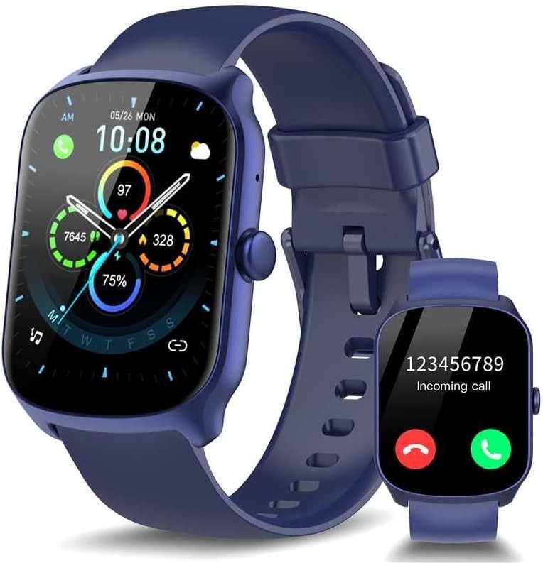 Reloj Inteligente De Pulsera Con Bluetooth Para Hombre Android y iOS iPhone 2026