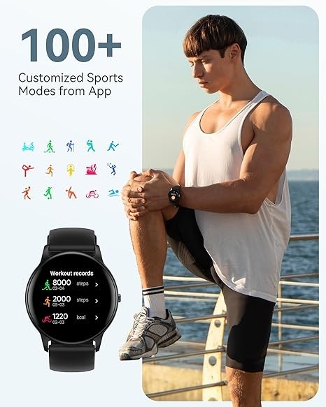 Reloj Inteligente de Mujer Hombre para Iphone Apple Samsung Android y Bluetooth