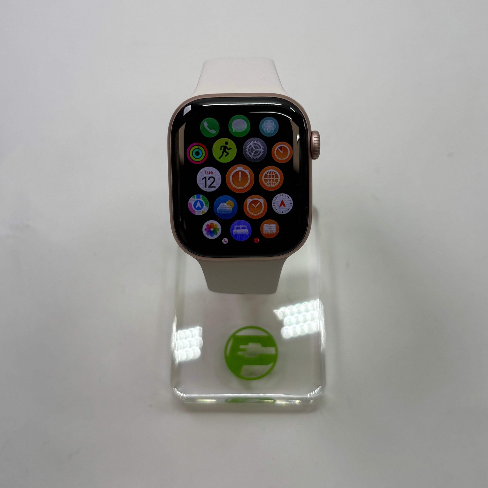 GPS Only Apple Watch Series 11 42MM Rose Gold Aluminum WhiteSport Band MEU04LW/A