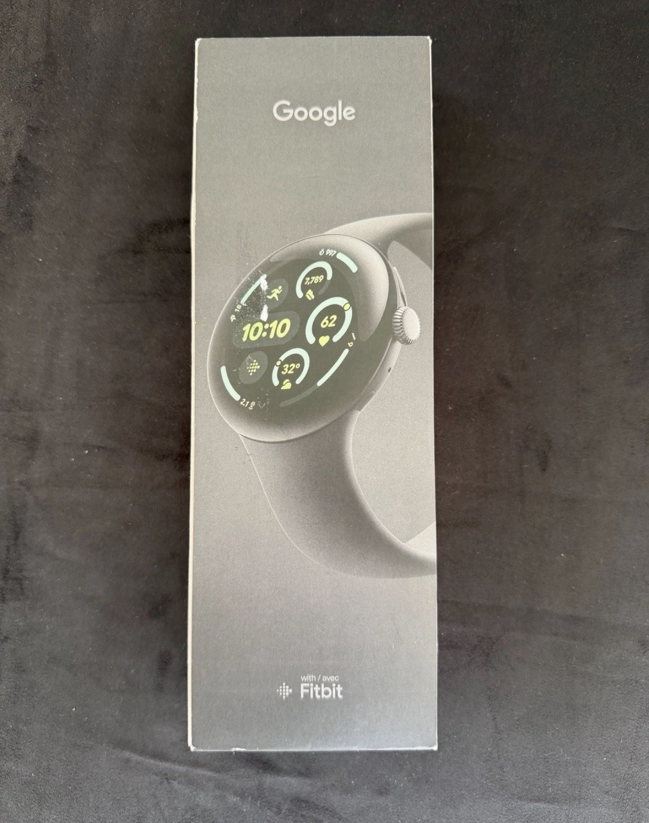 Google Pixel Watch 3 3rd Gen 45mm WiFi GPS Obsidian Matte Black Watch