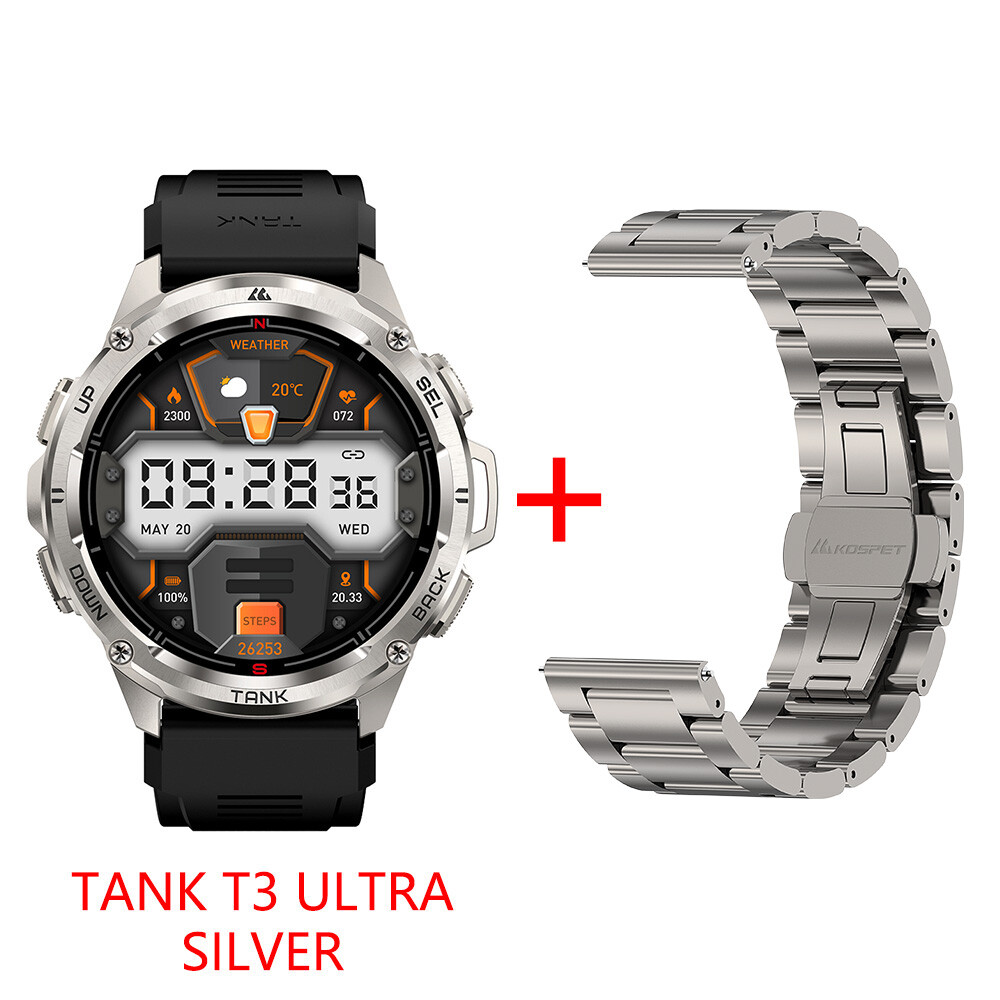 KOSPET Smart Watch Men Smartwatch GPS Smart Watch 470mAh AMOLED Waterproof Watch