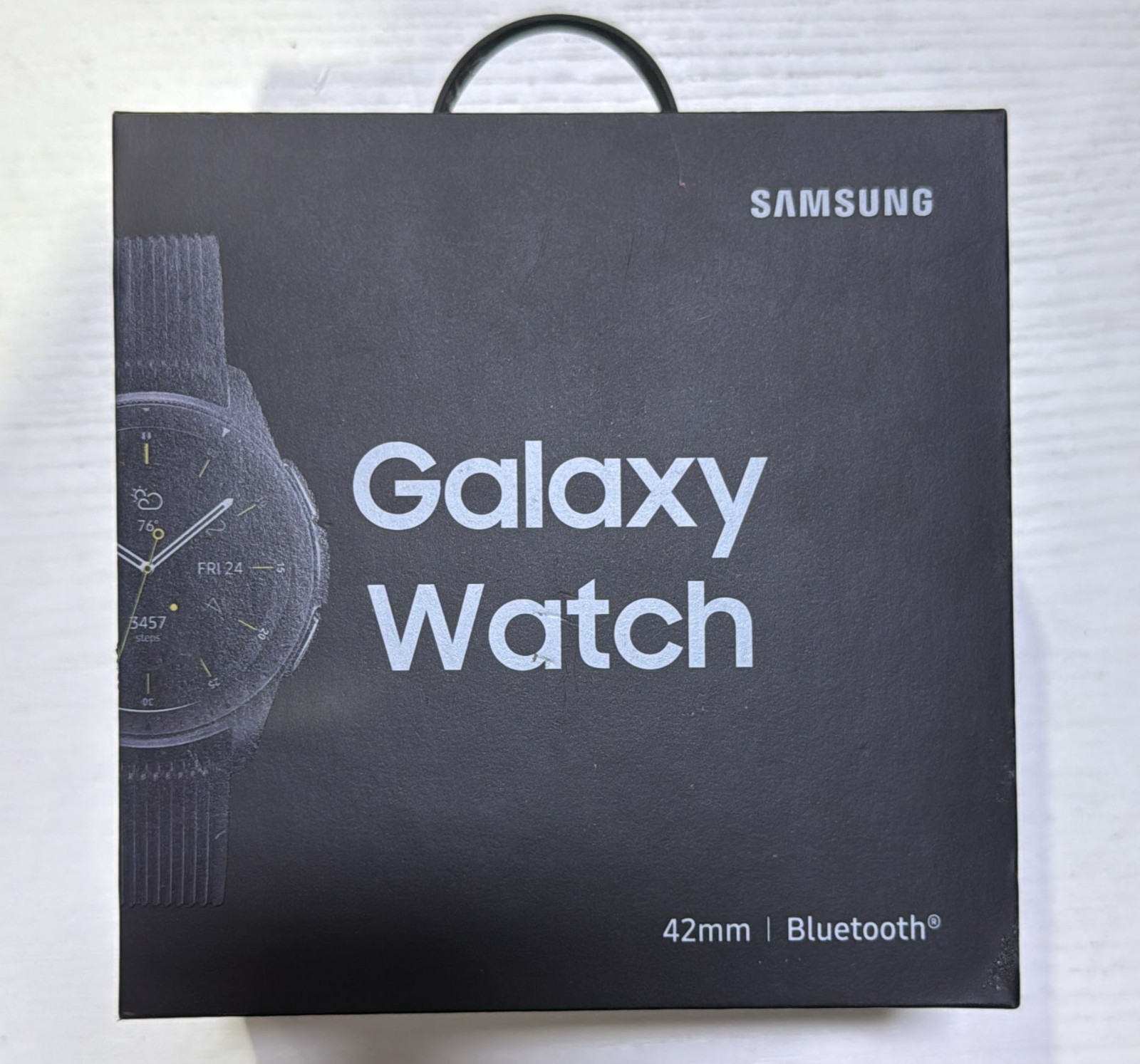 Samsung Galaxy Watch 42mm Classic Buckle GPS/Bluetooth- SM-R810 – Midnight Black