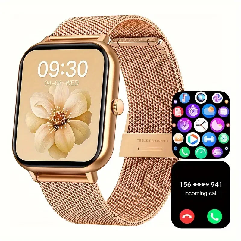 Smart Watch 1.83” Full Touch Screen: Ai Control, For Android & IOS Phones