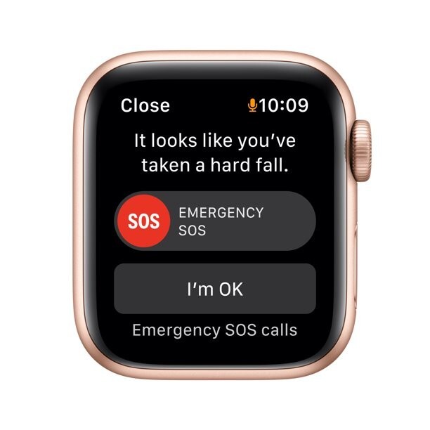 Apple Watch SE (1st Gen) GPS, 40mm Gold Aluminum Case with Starlight Sport Band