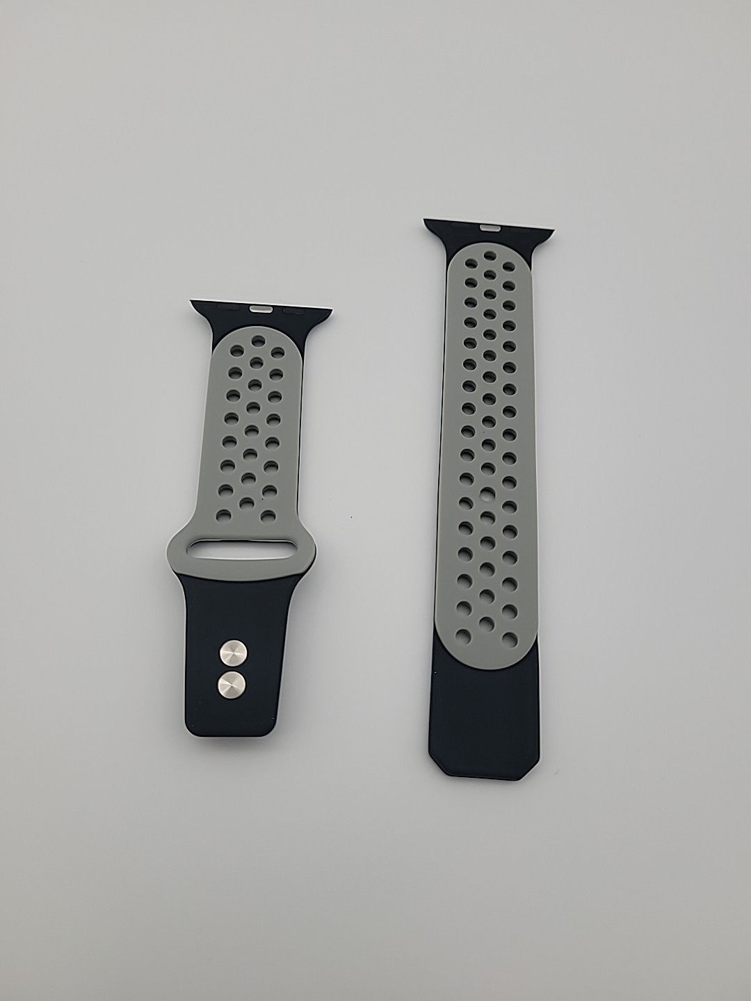NEXT – Sport Band DUO iWatch Strap for Apple Watch 38 mm & 40mm – Duo BLACK+GRAY