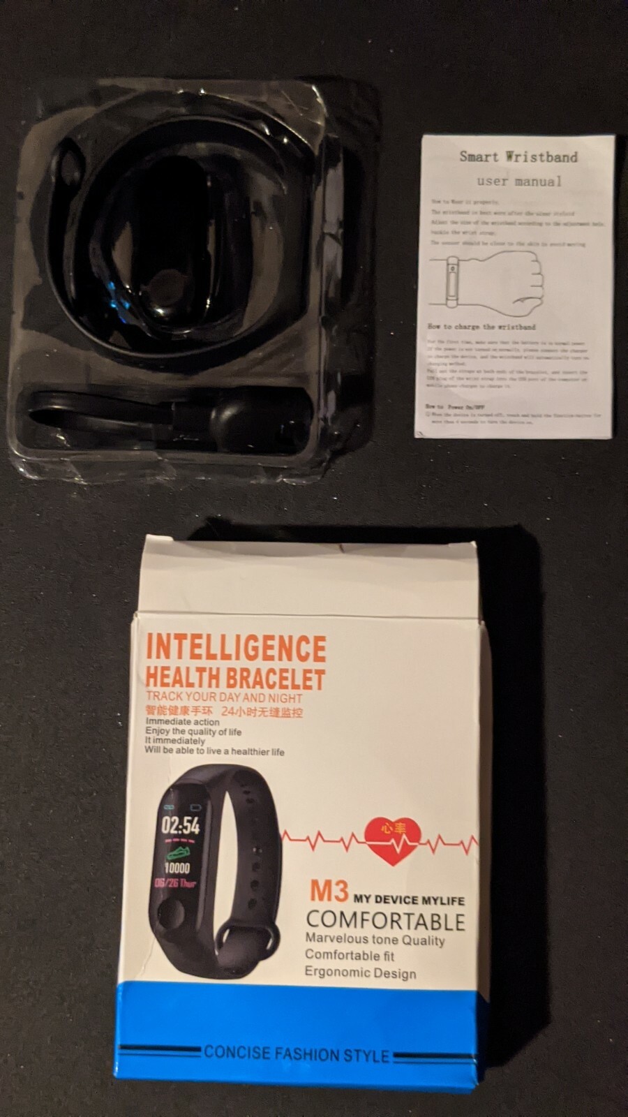 M3 INTELLIGENCE HEALTH BRACELET for Health and Wellness tracking