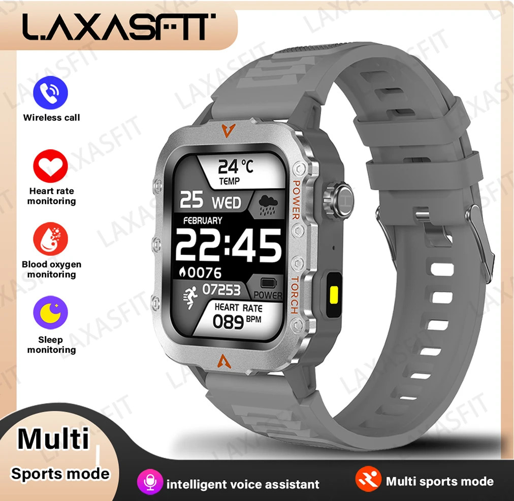 Smartwatch LED Flashlight Outdoor Q11 Health Monitor Activity Tracker