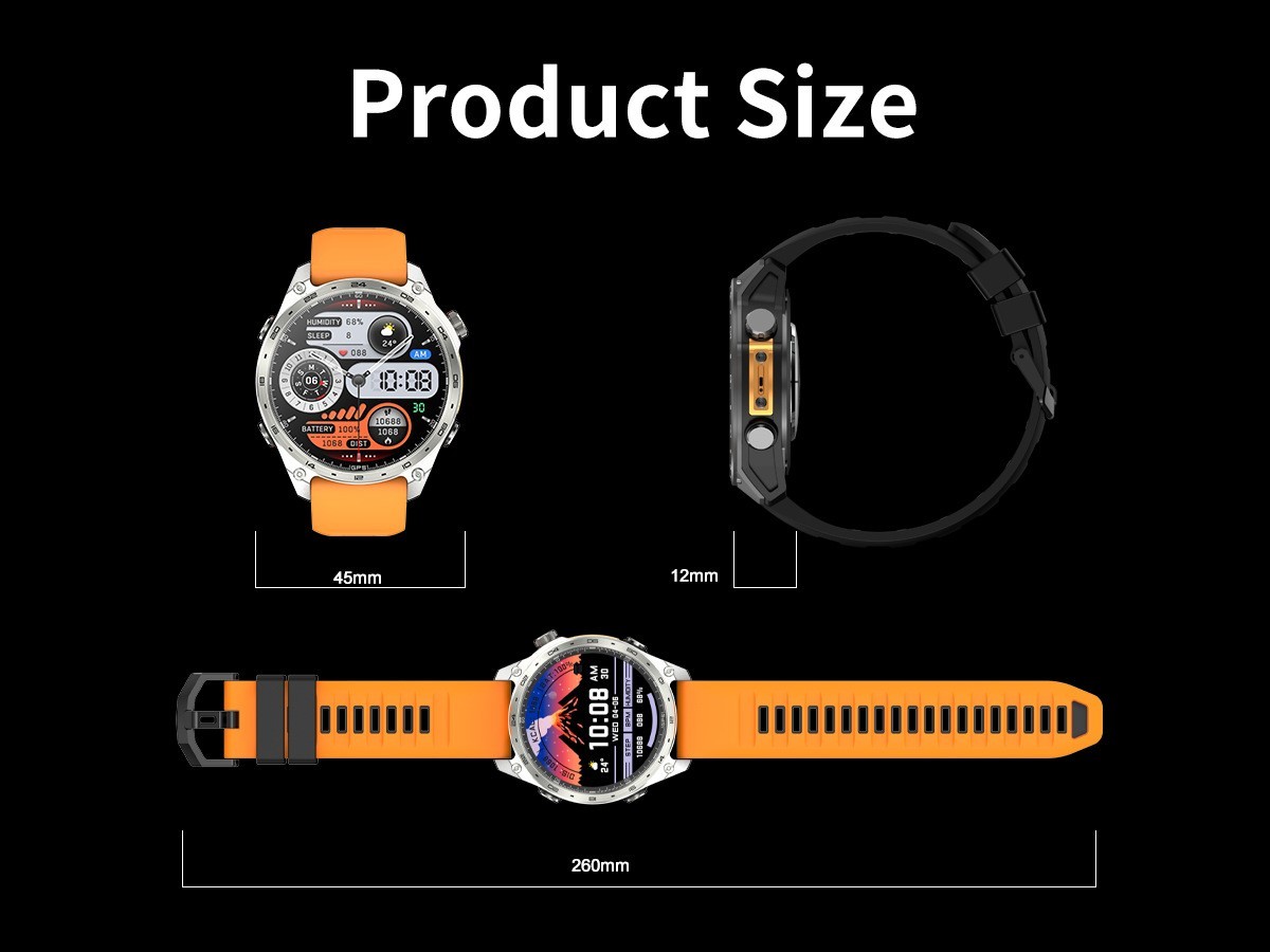 HD300 PRO Sport GPS Waterproof Heart rate Health Monitoring Bluetooth Calling