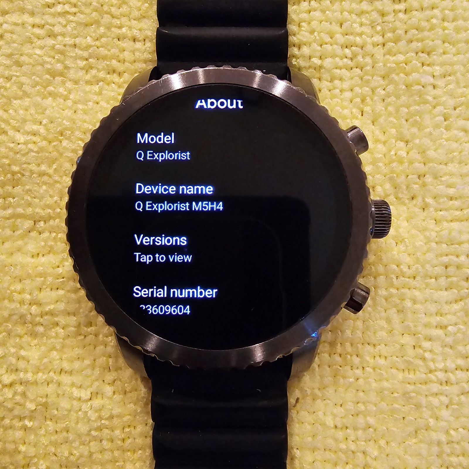 Fossil Gen 3 Explorist Smartwatch 45mm Stainless Steel Black with Silicone Band