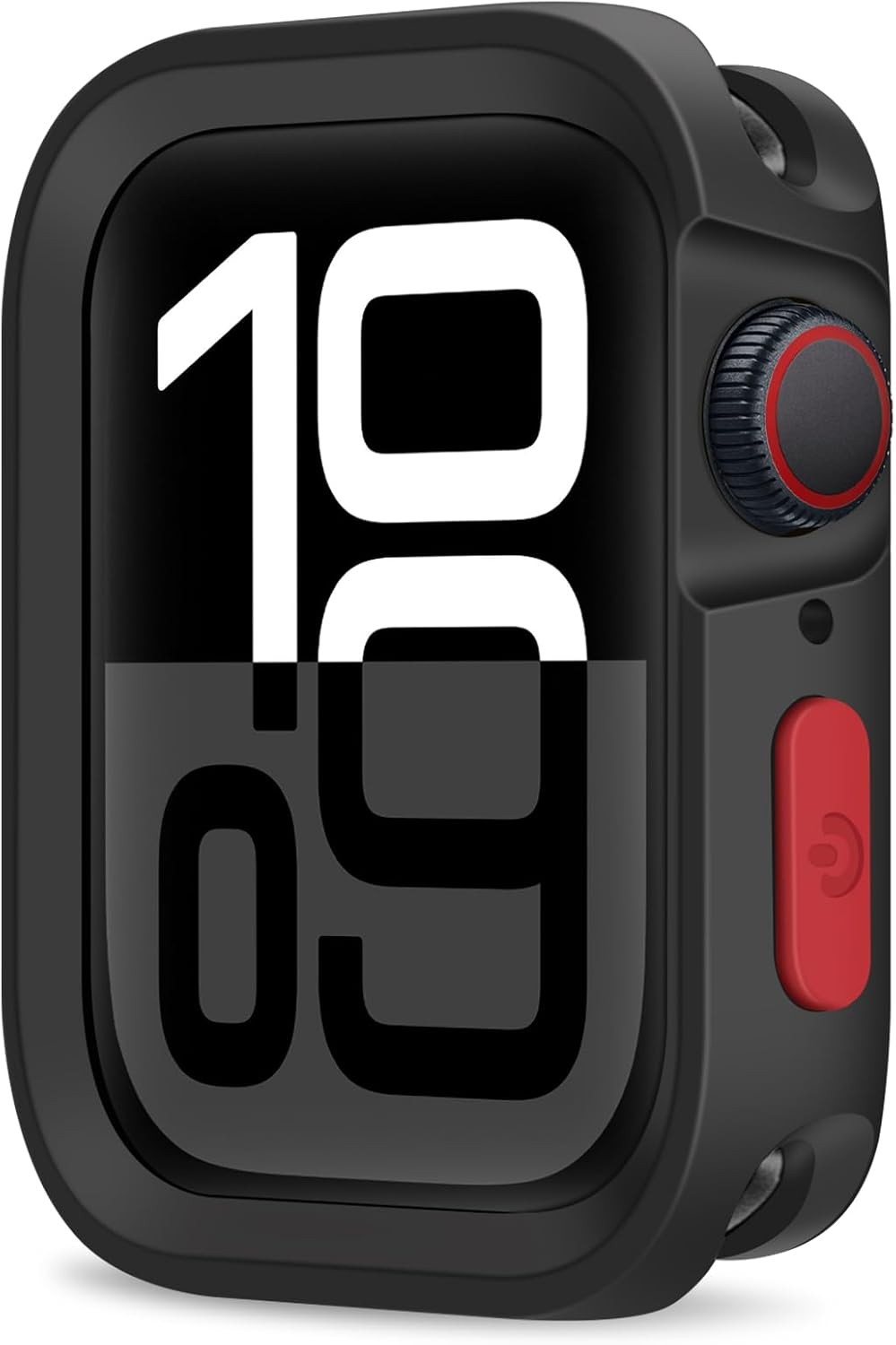 Shockproof TPU Bumper Case for Apple Watch 46mm Series 11/10, Flexible Rugged Co