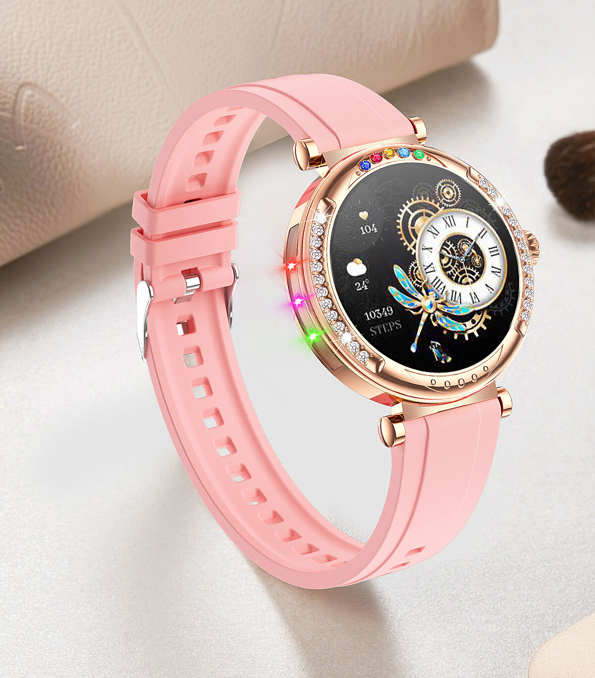 Smart Watch for Girls Women Sleep Monitor Wrist Watch Sports Fitness Tracker