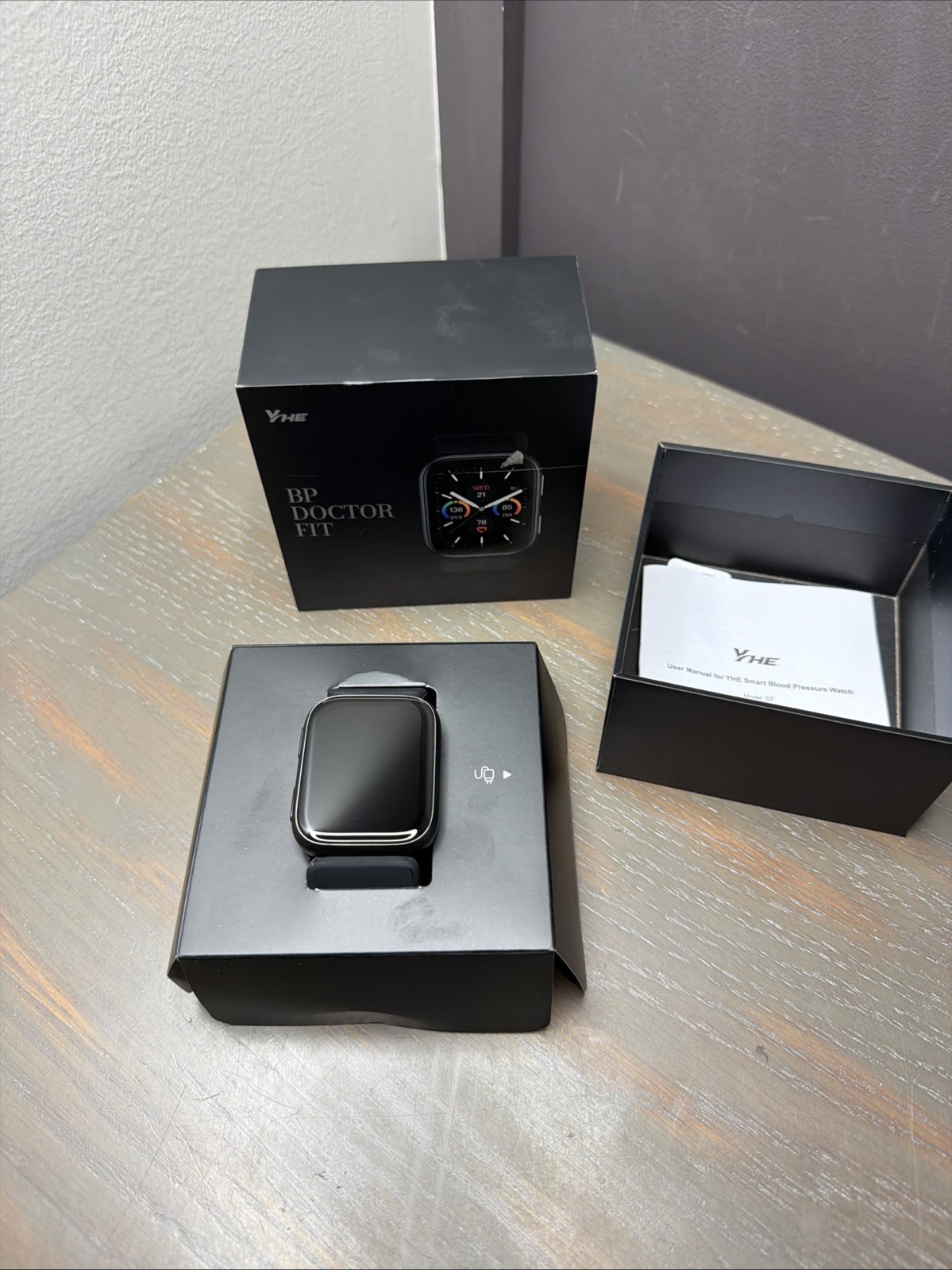 YHE BP DOCTOR FIT S7 iOS/Android BP Smart BLOOD PRESSURE Watch