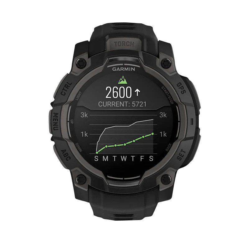 Garmin Instinct 3 – 45 mm, AMOLED Black with Black Band (010-02936-00)