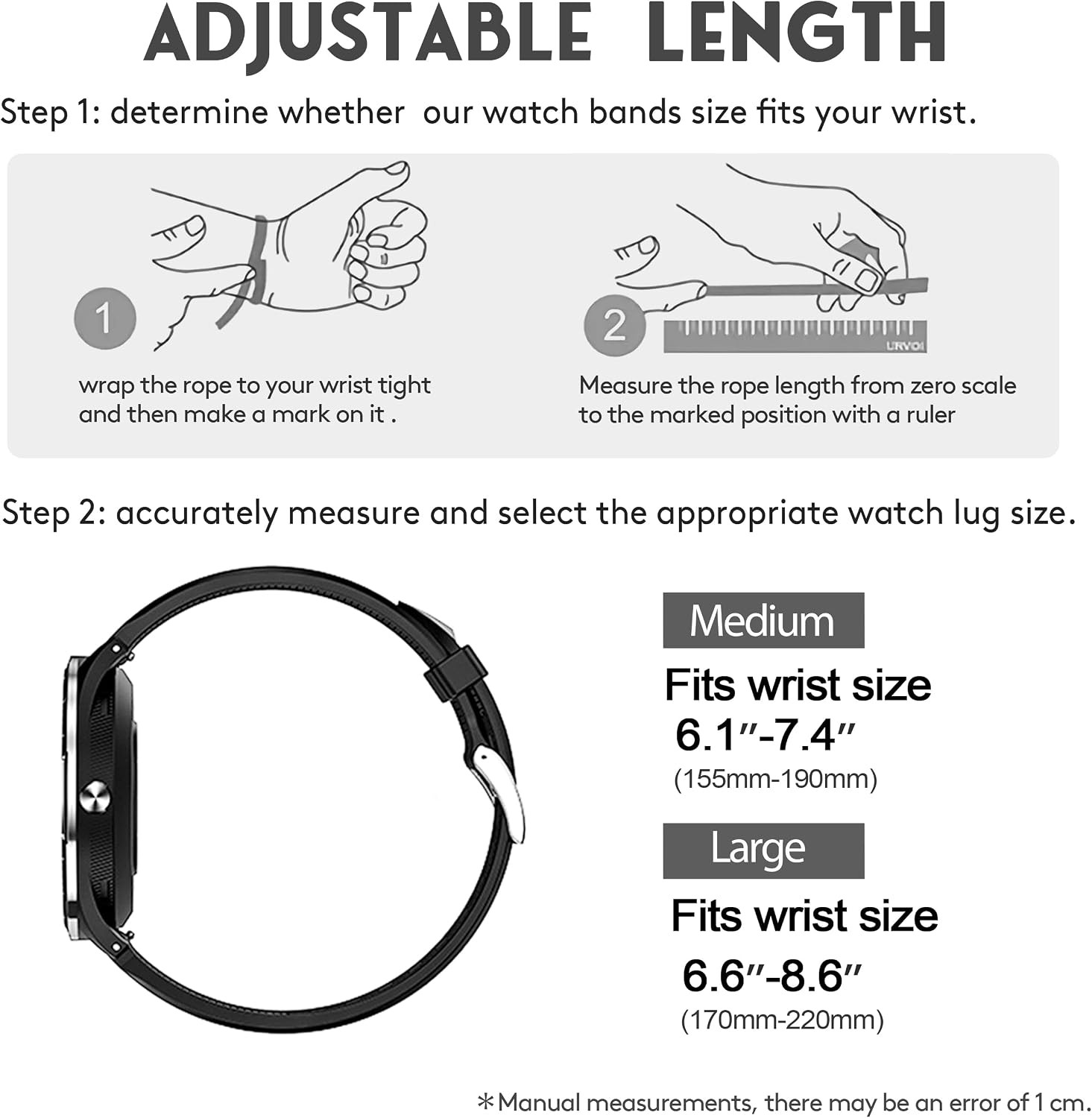 Quick Release Nylon Strap for Samsung Galaxy Watch 7/6/5 Pro/4/3, Amazfit GTS 4/
