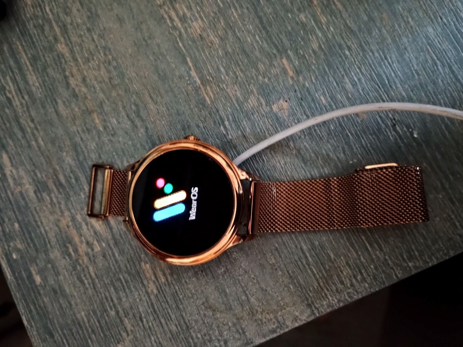 Smartwatch Fossil Gen 5E 42mm Stainless steel(Gold) (Model:DW11F1) Working