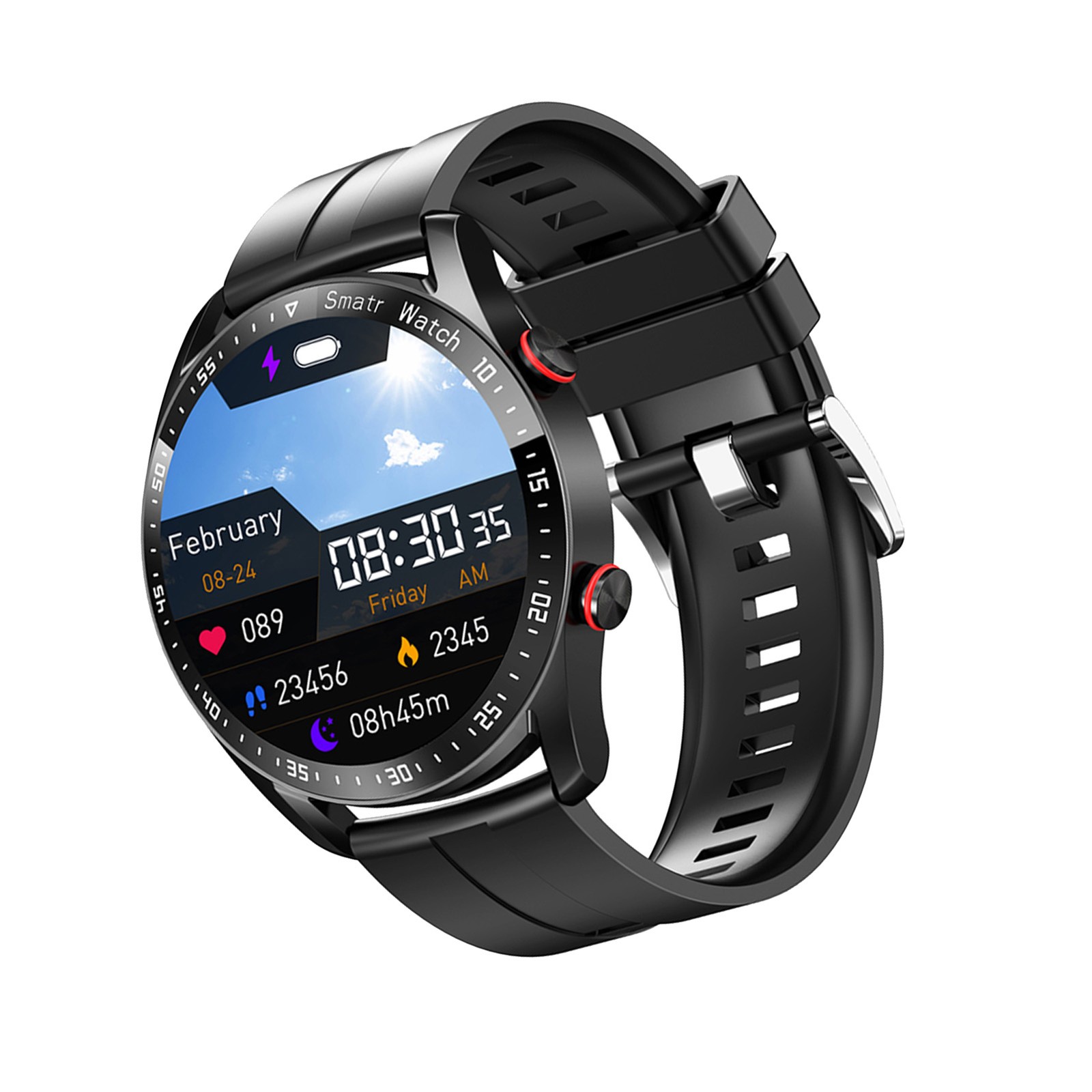 Smart Sports Watch With 1.52 Inch Screen BT Call Health Monitoring Multi-Sp GAKQ