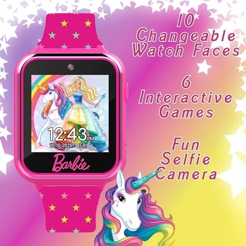 Interactive Kids Smart Watch – Touchscreen, Games, Selfie Camera, Step Tracker,
