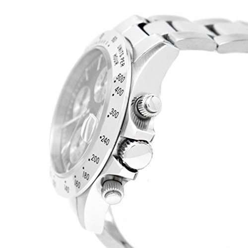 Elgin FK1184S-B Men’s Silver Chronograph Diver’s Watch