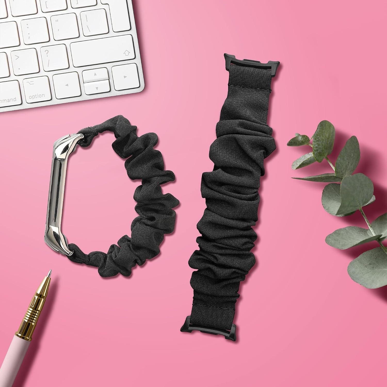 Scrunchie Strap Compatible with Samsung Galaxy Watch 8 Classic 46mm