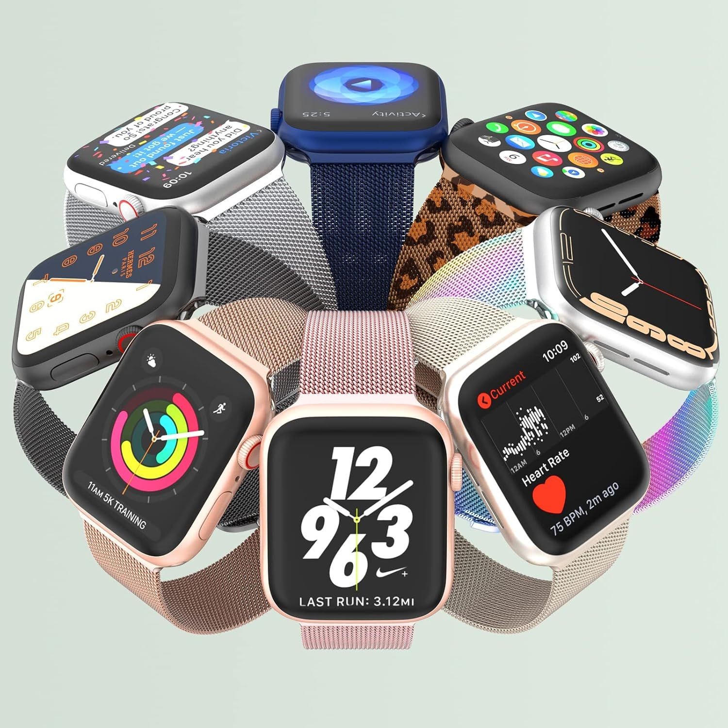 Only Case For Apple Watch Series 8 7 6 5 4 SE3 SE2 38mm 40mm 41mm 42mm Metal